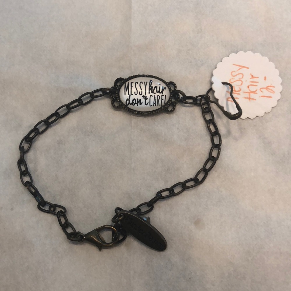 Messy hair don’t care bracelet